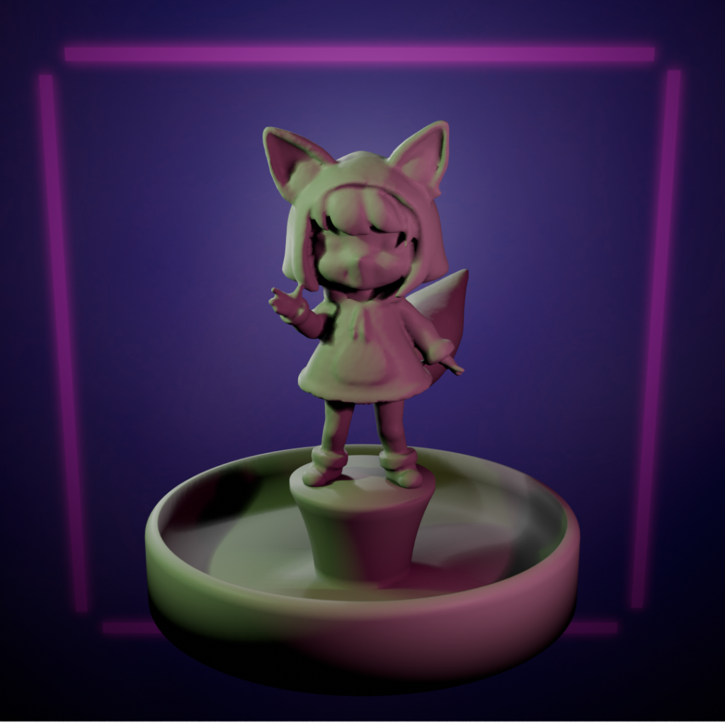 Foxy Girl 3d Model